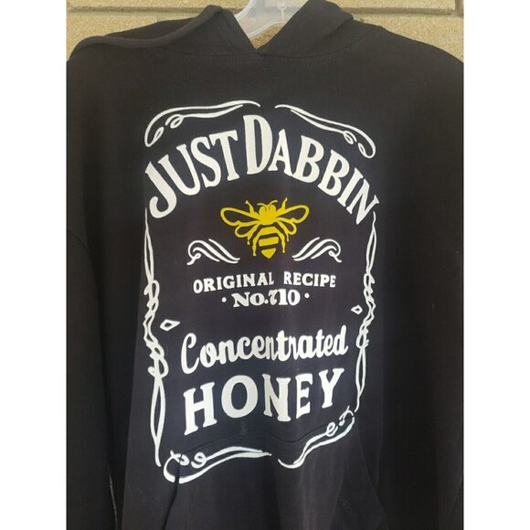 Just Dabbin - Concentrated Honey - 420 - Black Hoodie Size: XL - Picture 2 of 4